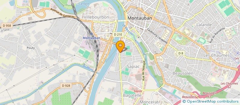 localisation de l'entreprise ASSURANCE COURTAGE CAUSSADE  MONTAUBAN