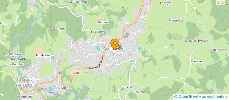 localisation de l'entreprise ASSURANCE DRIOT FROGER  SAINT-DIDIER-EN-VELAY