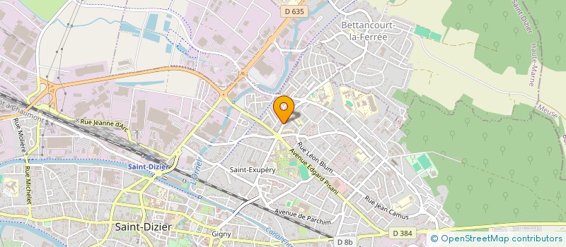 localisation de l'entreprise ASSURANCE EXPERT DE L’HABITAT FRANCAIS (AEHF) à SAINT-DIZIER