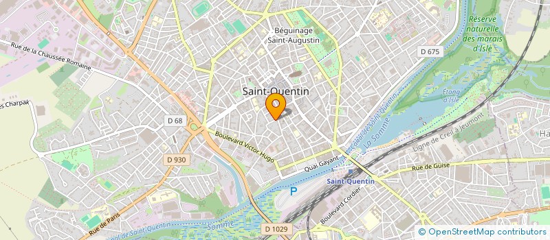 localisation de l'entreprise ASSURANCE GENERALE EXPERTISE à SAINT-QUENTIN