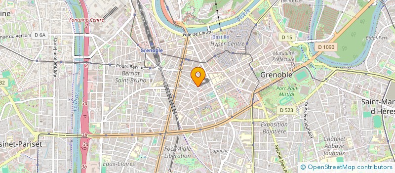 localisation de l'entreprise ASSURANCE GRENOBLE BERLIOZ à GRENOBLE