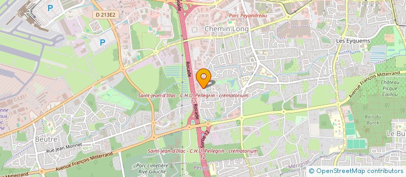 localisation de l'entreprise ASSURANCE IPC AQUITAINE  MERIGNAC