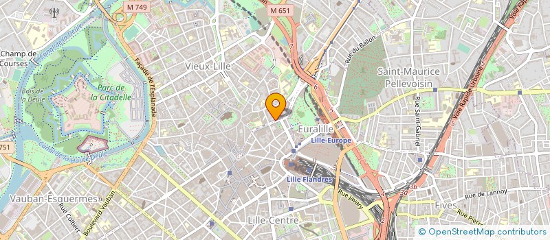 localisation de l'entreprise ASSURANCE LILLOISE POUR LE PARTICULIER ET L'ENTREPRISE à LILLE