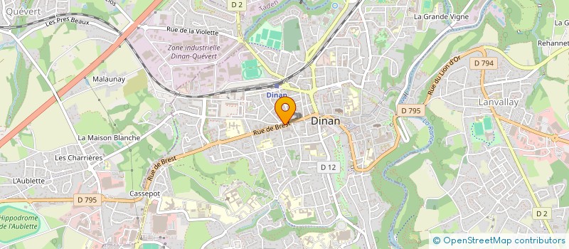 localisation de l'entreprise ASSURANCE MALUS à DINAN