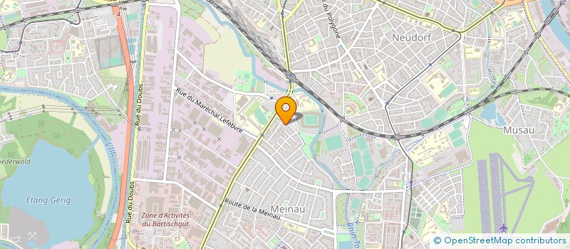 localisation de l'entreprise ASSURANCE-PRET.COM. à STRASBOURG