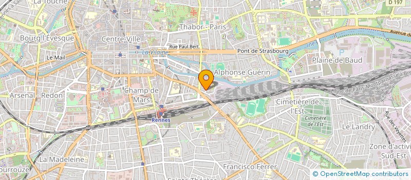 localisation de l'entreprise ASSURANCE SERVICE COURTAGE INFORMATIQUE  RENNES