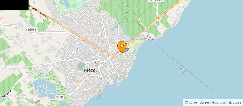 localisation de l'entreprise ASSURANCE SUD COURTAGE  MEZE