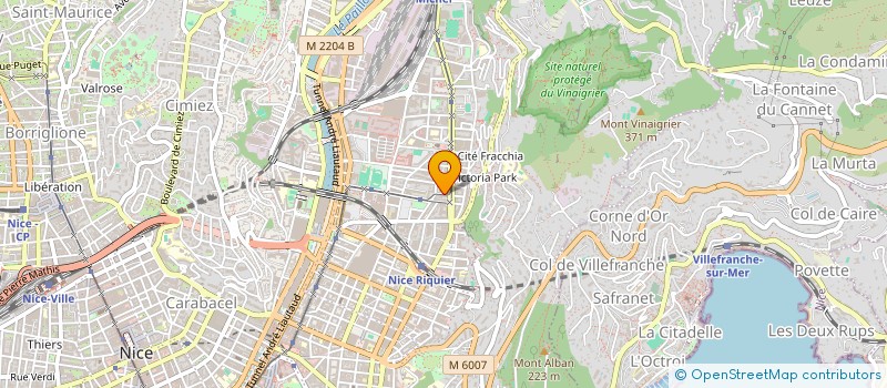 localisation de l'entreprise ASSURANCES 2G à NICE