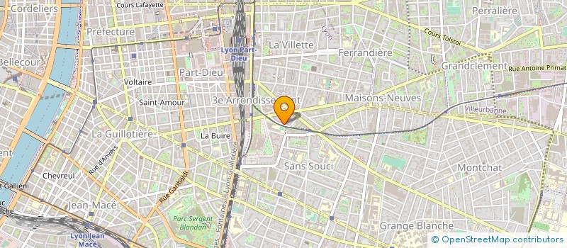 localisation de l'entreprise ASSURANCES 69  LYON 3EME