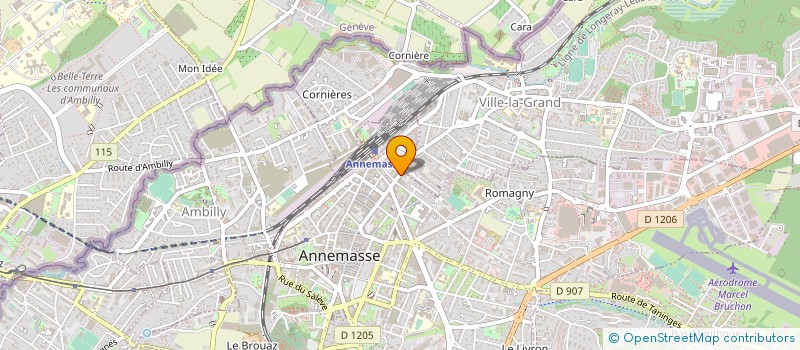 localisation de l'entreprise ASSURANCES AUDIT CONSEIL INTERN à ANNEMASSE