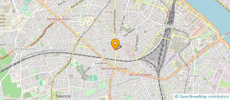localisation de l'entreprise ASSURANCES BORDEAUX COURTAGE à BORDEAUX