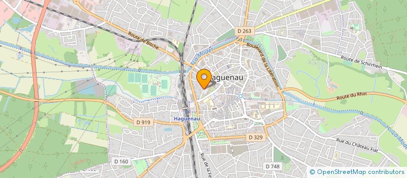 localisation de l'entreprise ASSURANCES CASTEROT-THAL à HAGUENAU