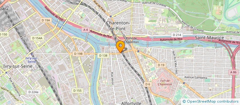 localisation de l'entreprise ASSURANCES CONTROLES SERVICES  ALFORTVILLE