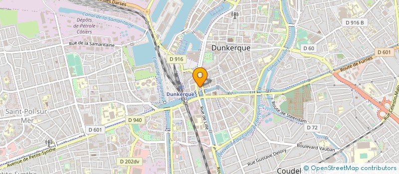 localisation de l'entreprise ASSURANCES COSTE FERMON à DUNKERQUE