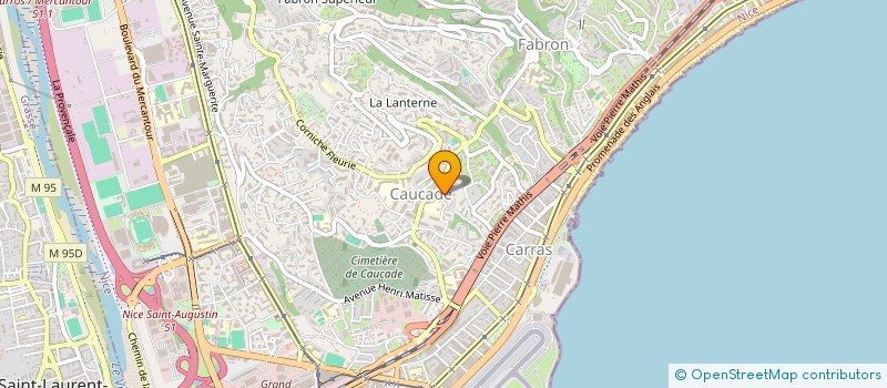 localisation de l'entreprise ASSURANCES COURTAGE DU SUD à NICE