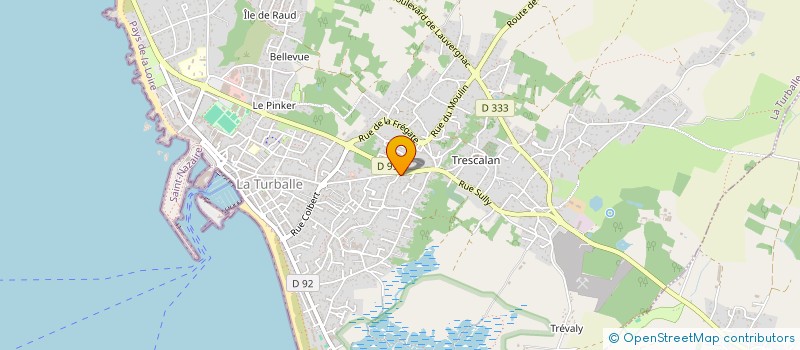 localisation de l'entreprise ASSURANCES CPGRR à LA TURBALLE