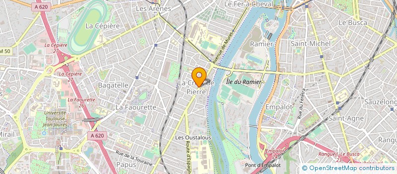 localisation de l'entreprise ASSURANCES CREDITS DEFISCALISATIONS (A.C.D.)  TOULOUSE
