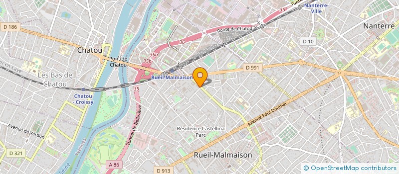 localisation de l'entreprise ASSURANCES DE RUEIL à RUEIL-MALMAISON