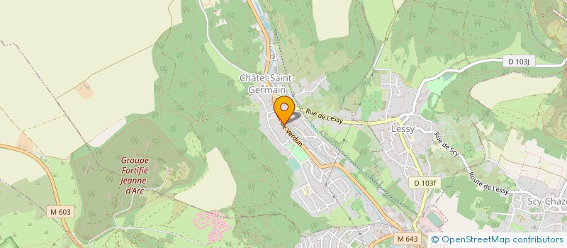 localisation de l'entreprise ASSURANCES DIDIER HENRION  CHATEL-SAINT-GERMAIN