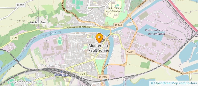 localisation de l'entreprise ASSURANCES DU CONFLUENT à MONTEREAU-FAULT-YONNE