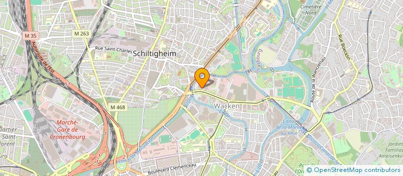 localisation de l'entreprise ASSURANCES DU CREDIT MUTUEL VIE à STRASBOURG