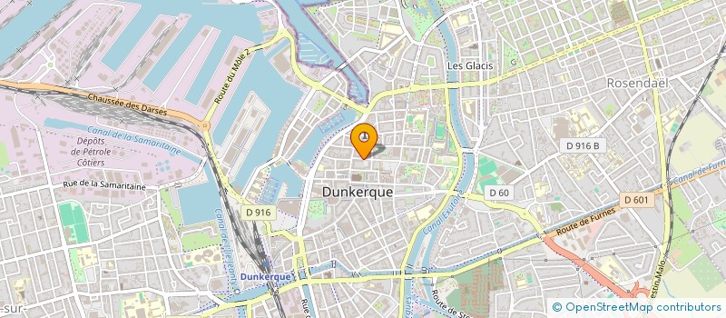 localisation de l'entreprise ASSURANCES DU LITTORAL à DUNKERQUE