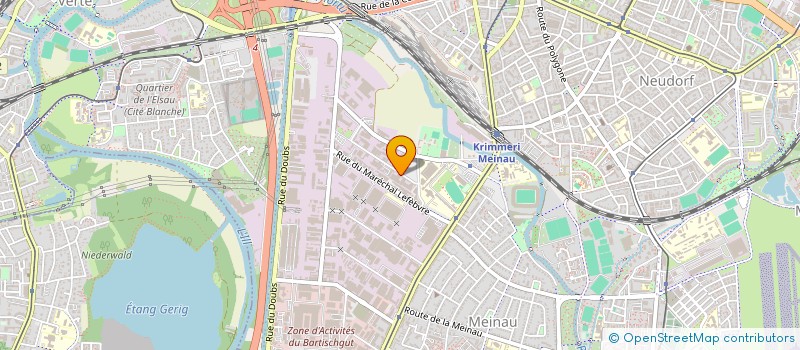 localisation de l'entreprise ASSURANCES EKO à STRASBOURG
