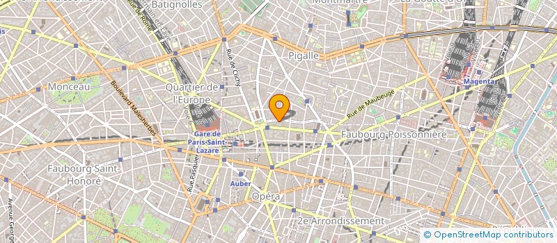 localisation de l'entreprise ASSURANCES ET COURTAGES REUNIS  PARIS