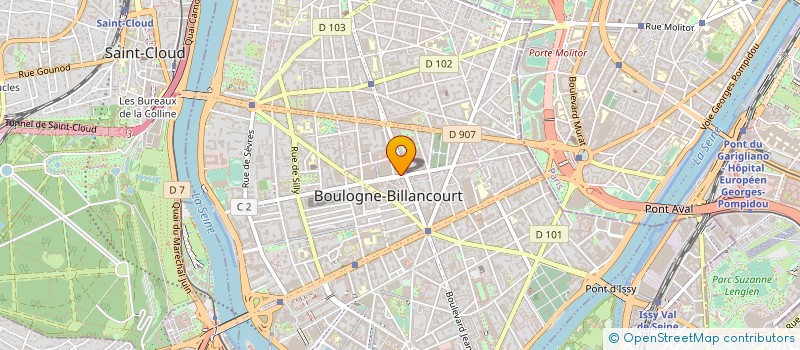 localisation de l'entreprise ASSURANCES ET DIAGNOSCTICS à BOULOGNE-BILLANCOURT