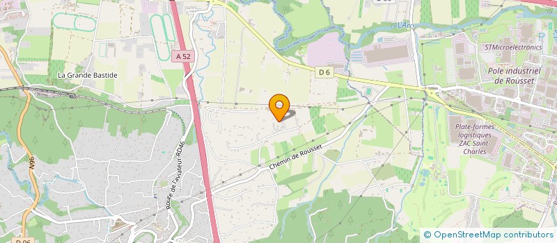 localisation de l'entreprise ASSURANCES ET HABITAT  FUVEAU