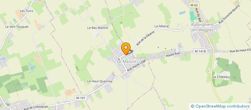 localisation de l'entreprise ASSURANCES FIDEO CONSEIL à LE MAISNIL