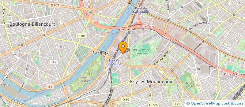 localisation de l'entreprise ASSURANCES GARELL PATRICK à ISSY-LES-MOULINEAUX