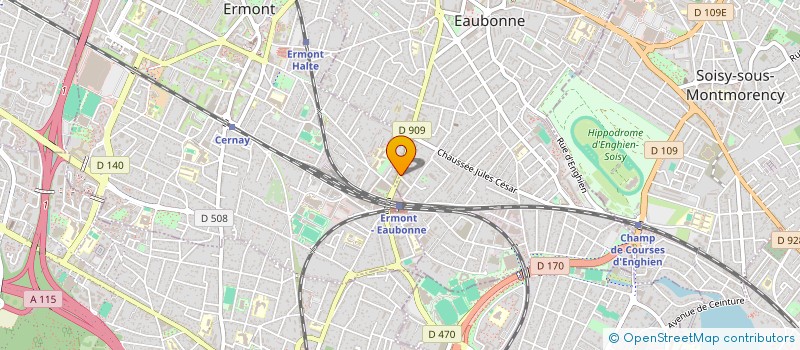 localisation de l'entreprise ASSURANCES GARRIVET REYNAUD ASSOCIES à EAUBONNE