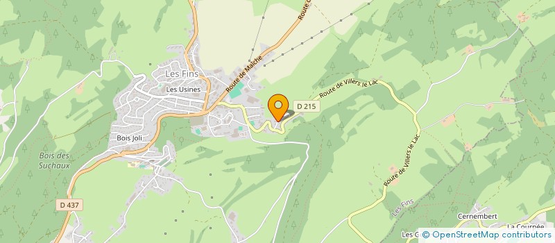 localisation de l'entreprise ASSURANCES GAUTHIER  LES FINS