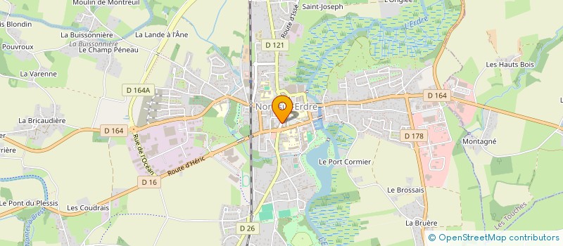 localisation de l'entreprise ASSURANCES GENERALES DE FRANCE à NORT-SUR-ERDRE