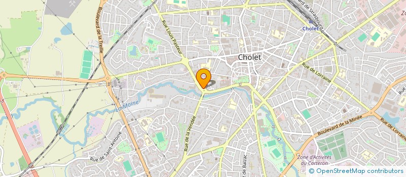 localisation de l'entreprise ASSURANCES GERMOND ASSOCIES à CHOLET