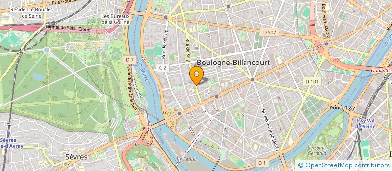 localisation de l'entreprise ASSURANCES GOLDSCHMIDT à BOULOGNE-BILLANCOURT