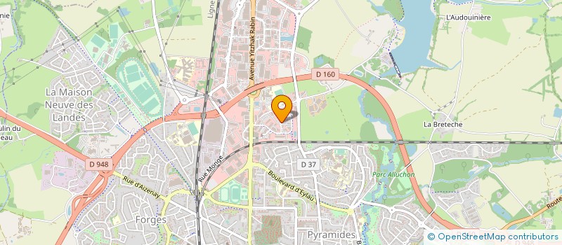 localisation de l'entreprise ASSURANCES LA ROCHE 85 à LA ROCHE-SUR-YON