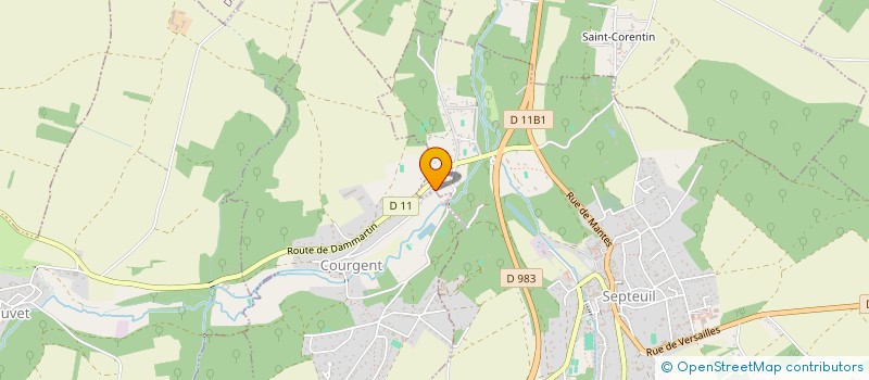 localisation de l'entreprise ASSURANCES LA VAUCOULEURS A.L.V.  COURGENT