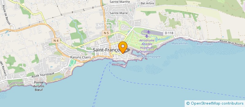 localisation de l'entreprise ASSURANCES LAMBERT à SAINT-FRANCOIS