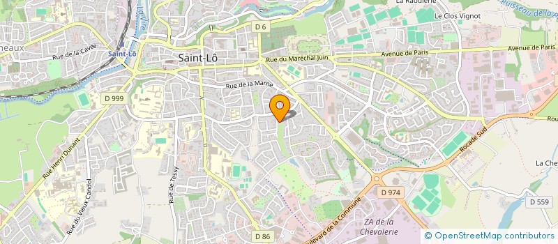 localisation de l'entreprise ASSURANCES LEMIERE  SAINT-LO