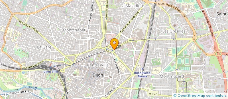 localisation de l'entreprise ASSURANCES LOIDREAU JACQUES ET MARCEL à DIJON