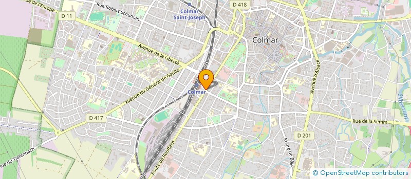 localisation de l'entreprise ASSURANCES MARCHAND  COLMAR