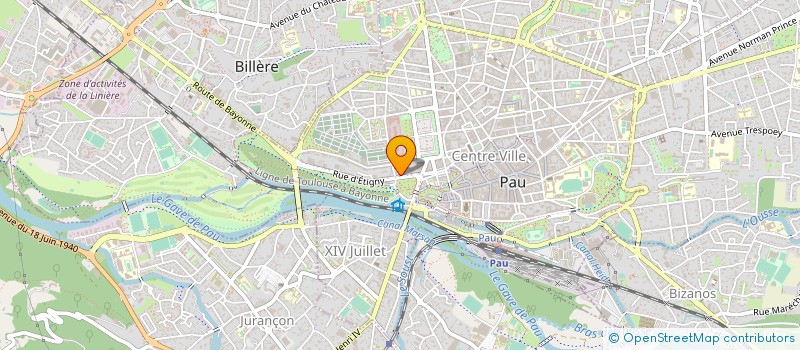 localisation de l'entreprise ASSURANCES MARIE GRAILLAT à PAU