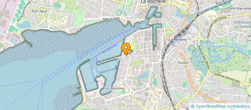 localisation de l'entreprise ASSURANCES MARITIMES DE LASSEE  LA ROCHELLE