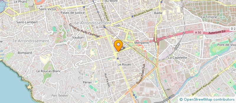 localisation de l'entreprise ASSURANCES MARSEILLE PROVENCE à MARSEILLE