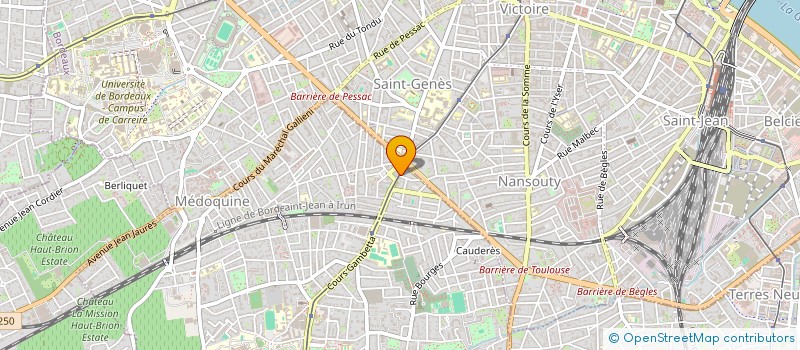 localisation de l'entreprise ASSURANCES PARAILLOUX ET CIE  TALENCE