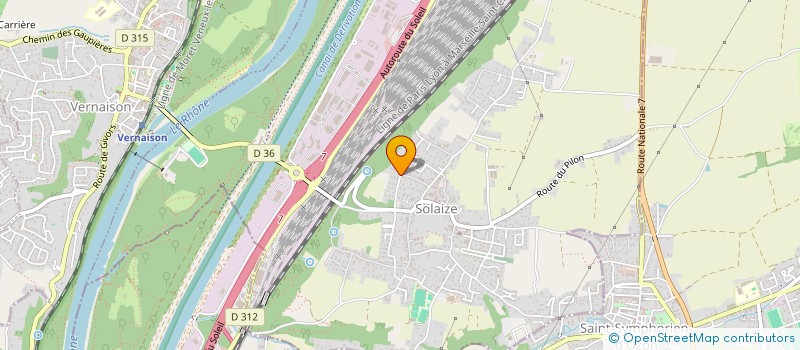 localisation de l'entreprise ASSURANCES PELI-LV  SOLAIZE