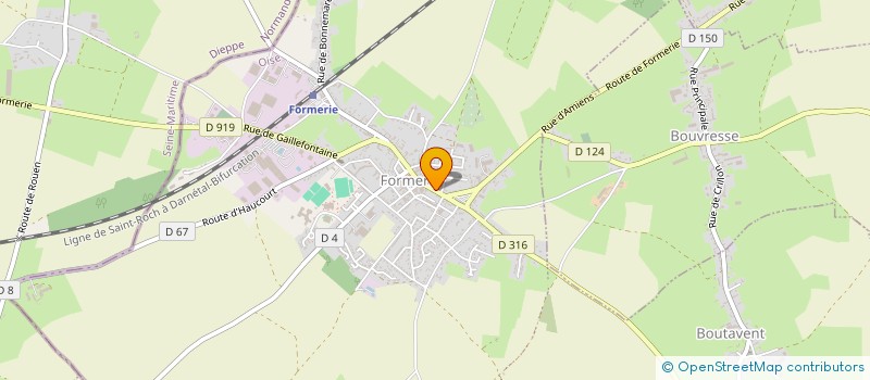 localisation de l'entreprise ASSURANCES PLACEMENTS FORMATION AUDIT à FORMERIE