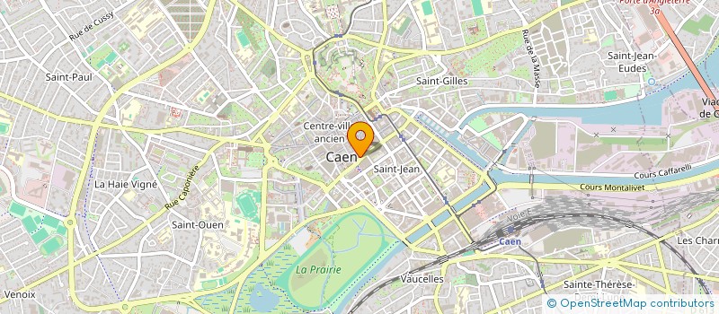 localisation de l'entreprise ASSURANCES PROMOTION IMMOBILIER à CAEN